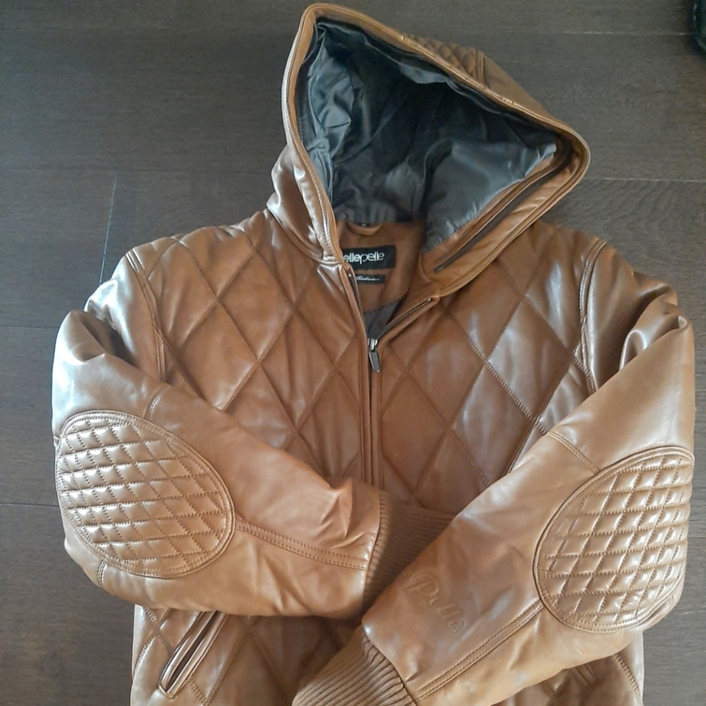 Leather Bomber Jacket